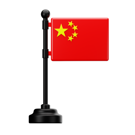 Drapeau de la Chine  3D Icon