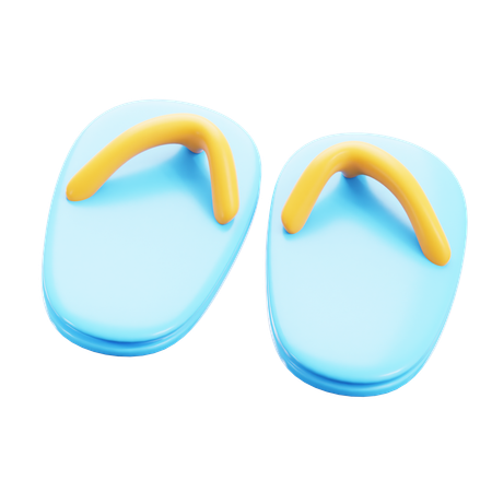 Chinelo de dedo  3D Icon