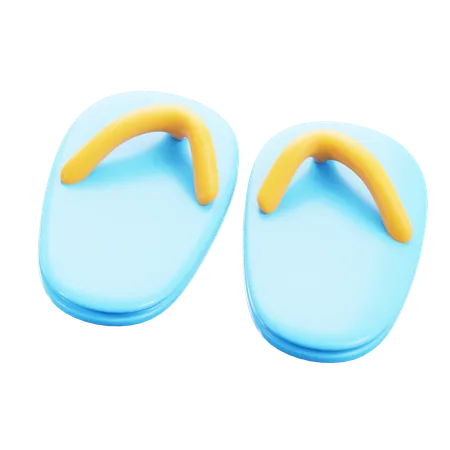 Chinelo de dedo  3D Icon