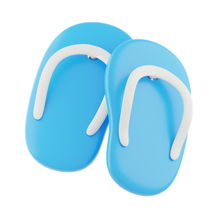 Chinelo de dedo  3D Icon