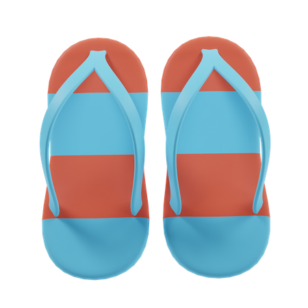 Sandálias de dedo  3D Icon