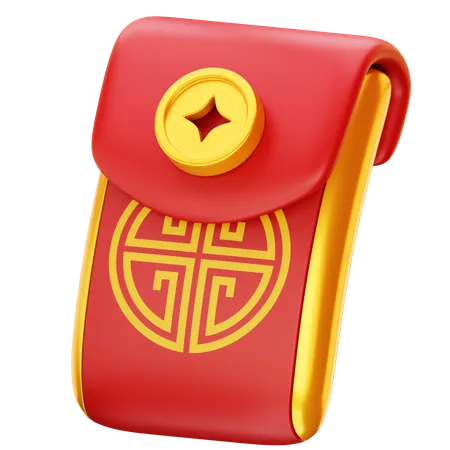 Angpau chinês  3D Icon