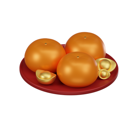 Laranja chinesa  3D Icon