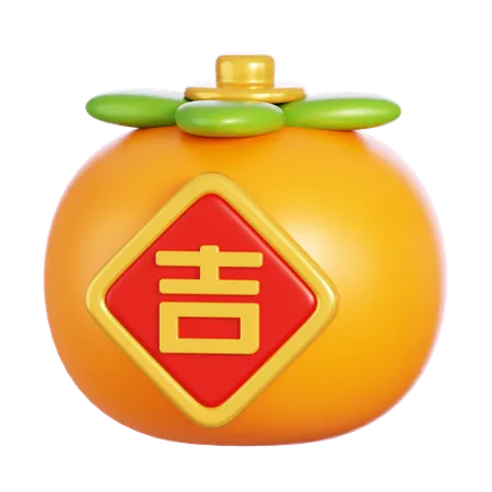 Laranja chinesa  3D Icon