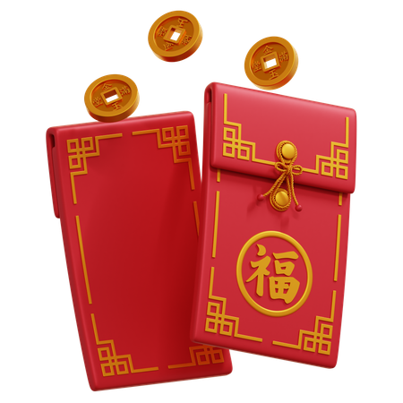 Chinese Angpao  3D Icon