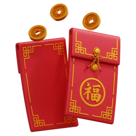 Chinese Angpao  3D Icon