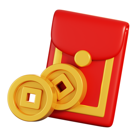 Chinese Angpao 3D Icon