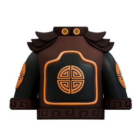 中国の鎧  3D Icon