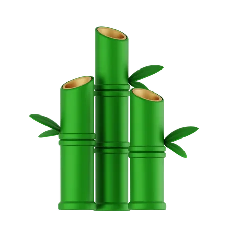 Chinese Bamboo  3D Icon