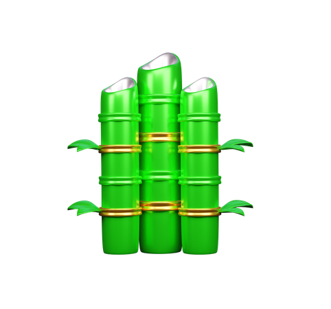 Chinese Bamboo Tree  3D Icon