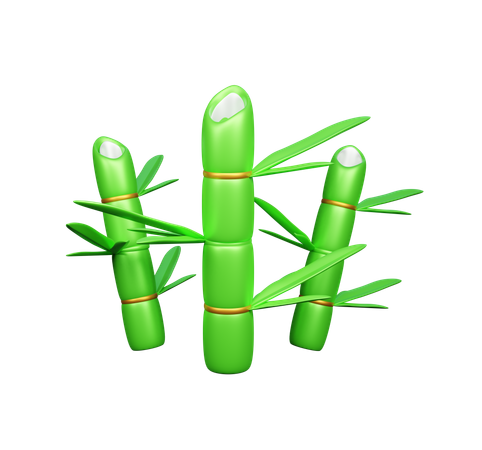 Chinese Bamboo Tree  3D Icon