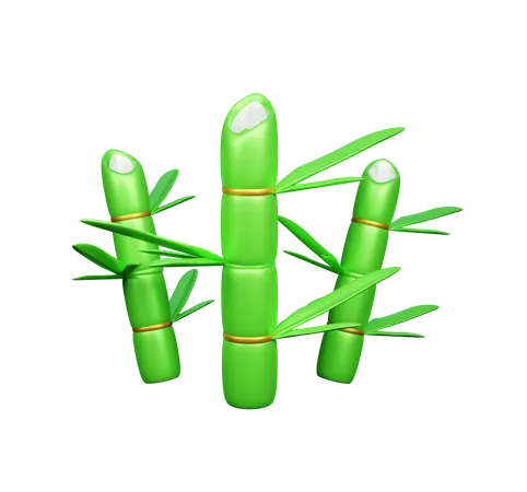 Chinese Bamboo Tree  3D Icon