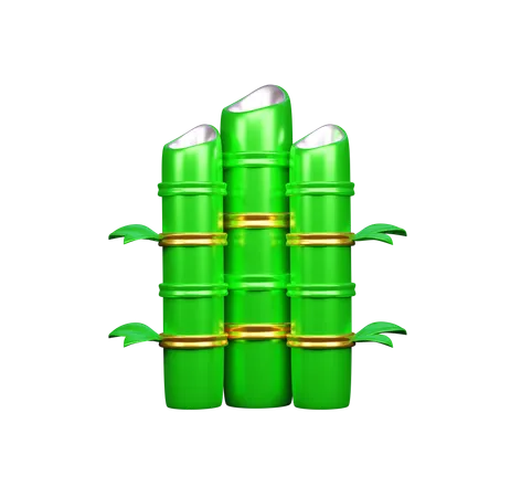 Chinese Bamboo Tree  3D Icon