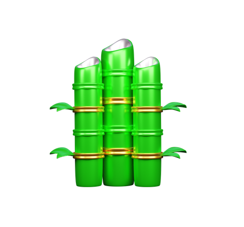 Chinese Bamboo Tree  3D Icon