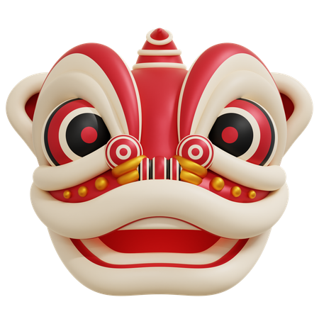 Chinese Barongsai  3D Icon