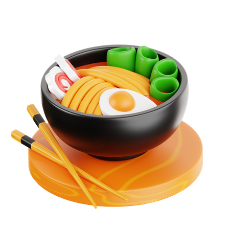 中華丼  3D Icon