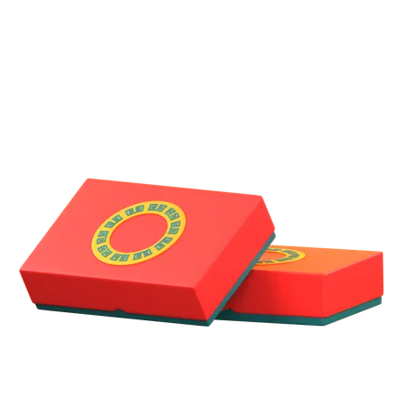 Chinese Box  3D Icon