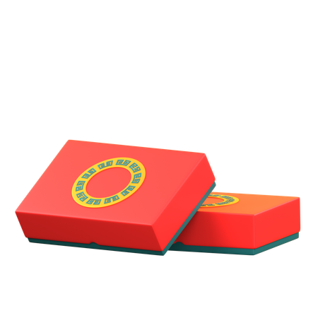 Chinese Box  3D Icon