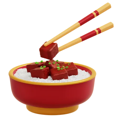 Chinese Braised Beef Belly  3D Icon