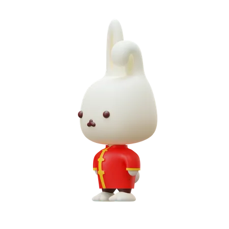 Chinese Bunny  3D Icon