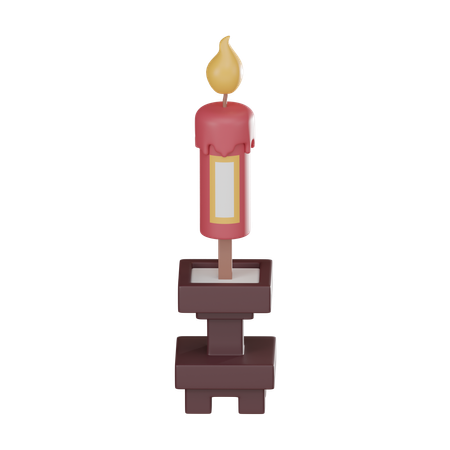 Chinese Candle  3D Icon