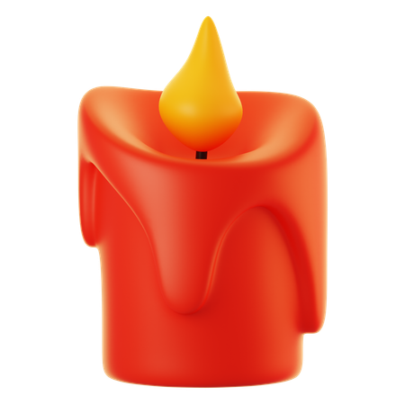 Chinese Candle  3D Icon