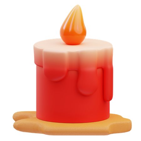 Chinese Candle  3D Icon