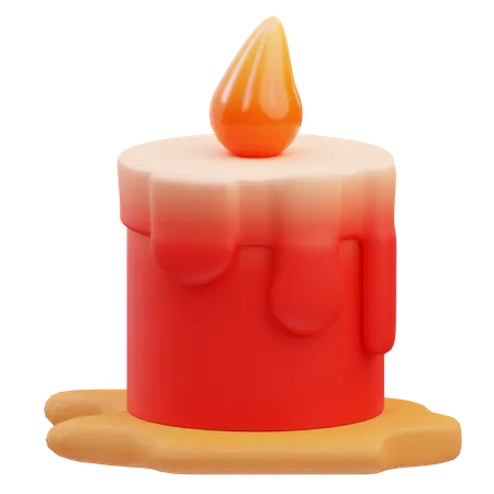 Chinese Candle  3D Icon