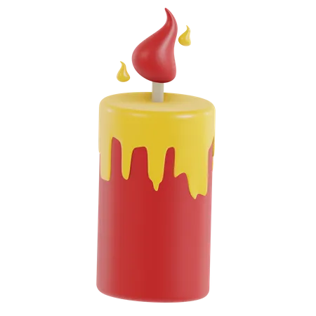 Chinese Candle  3D Icon