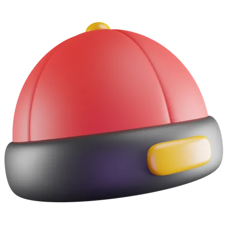 3 D Illustration Of Chinese Cap 3D Icon