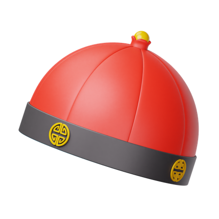 Chinese Cap  3D Icon