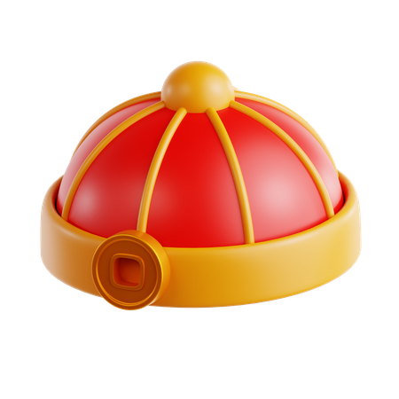 Chinese Cap  3D Icon