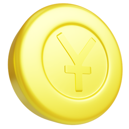 Chinese Coin  3D Icon