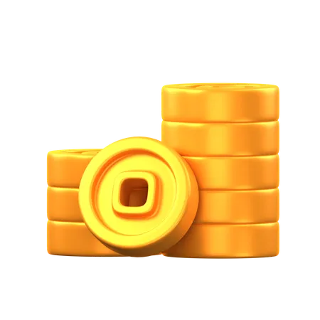 Chinese Coin  3D Icon