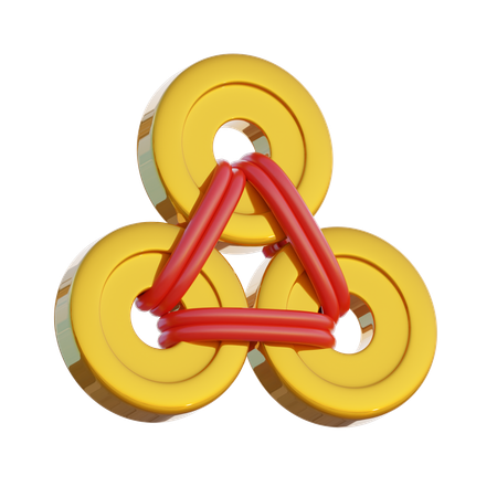 Chinese Coins  3D Icon