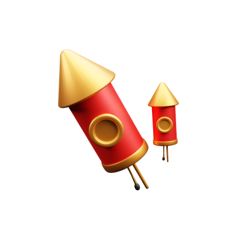 Chinese Crackers  3D Icon