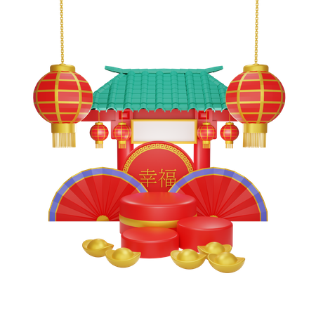 Chinese Decoration  3D Icon