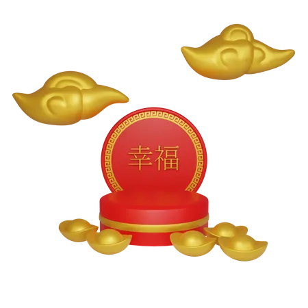 Chinese Decoration 3D Illustration