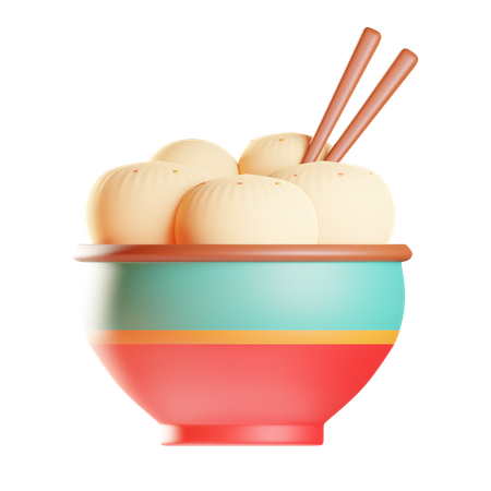 Chinese Dessert  3D Icon