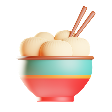 Chinese Dessert 3D Icon