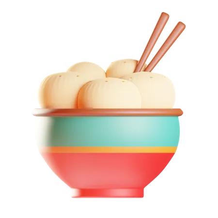 Chinese Dessert  3D Icon