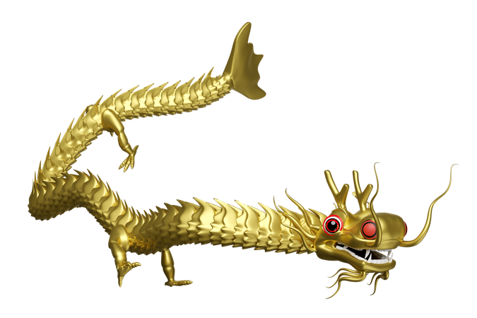 Chinese Dragon  3D Icon