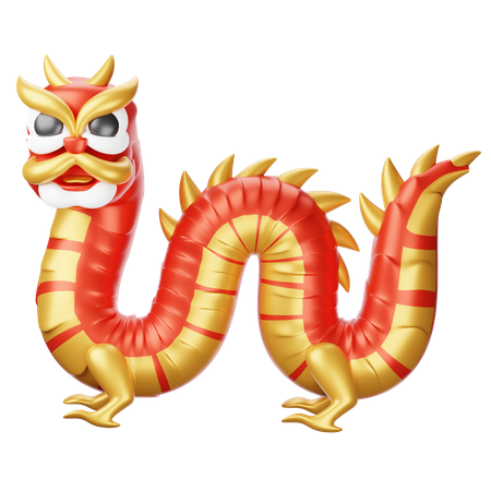 Chinese Dragon  3D Icon