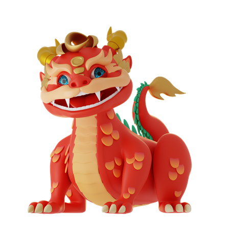 Chinese Dragon  3D Icon