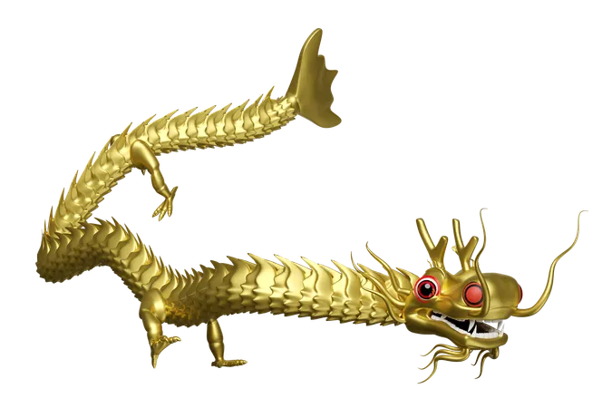 Chinese Dragon  3D Icon