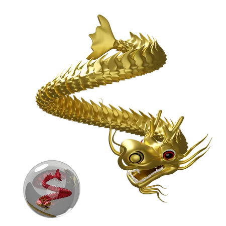 Chinese Dragon  3D Icon