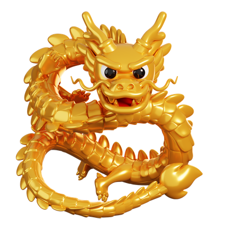 Chinese Dragon  3D Icon