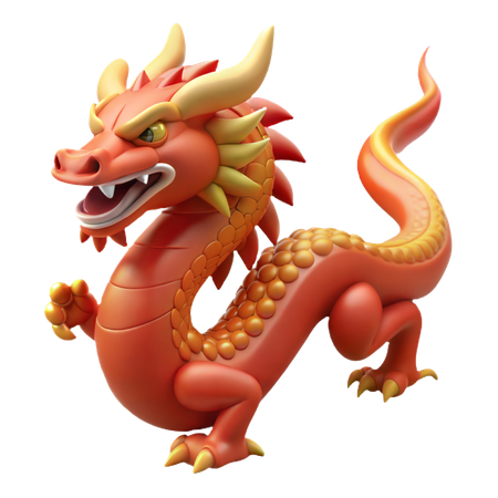 Chinese Dragon  3D Icon