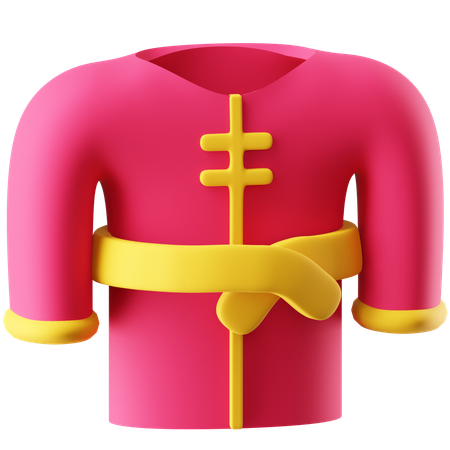 Chinese Dress  3D Icon