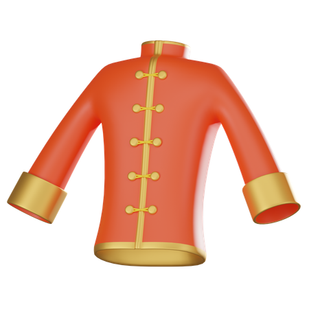 Chinese Dress  3D Icon